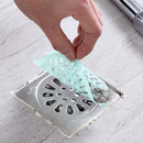 10pcs Disposable Floor Drain Filters Sink Strainer Bathroom Hair Catcher