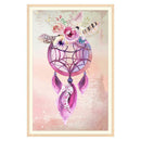 Flower Dream Catcher Round DIY Diamond Painting Embroidery Cross Stitch