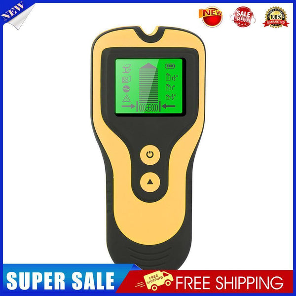 3 in 1 Wall Scanner Voltage Wire Stud Finder for Metal Wood Pipe (Yellow)