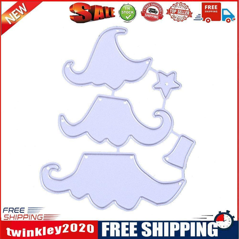 Christmas Tree Metal Die Cutting Dies Stencils Scrapbooking Embossing Craft