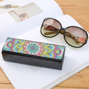 DIY Diamond Painting Leather Sunglasses Box Portable Glasses Storage Case Newly