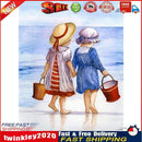 Little Girl 5D DIY Diamond Painting Full Round Drill Rhinestones Pictures Newly