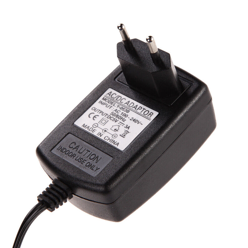 AC 100-240V Converter Adapter DC 5.5 x 2.5MM 5V 3A 3000mA Charger EU Plug