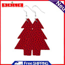 Christmas Tree Santa Claus Drop Earrings Ear Pendant Women Party Hook Earrings