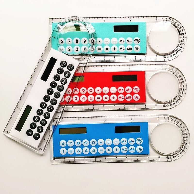 Display Calculator Ruler Office Stationery Solar Energy Calculator Scientific