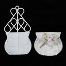 Home Plastic Garden Vase Flower Basket Sundries Organizer Hanging Planter