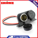 Waterproof Dual Double Car Cigarette Lighter Outlet Vehicle Side Basi