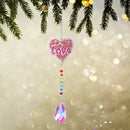 DIY 5D Mosaic Light Catcher Jewelry Rhinestone Wind Chime Window Hanging Craf