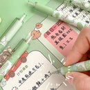Frog Pattern Black Ink Cute Cartoon Student Office Supplies Stationery Gel Pen