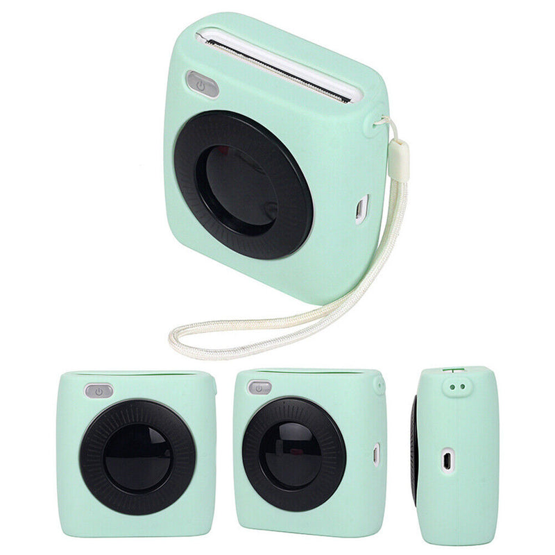 Silicone Protective Case Cover for Paperang P2 Mini Pocket Printer (Green) Newly
