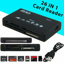 All in One 1 Memory Card Reader-USB External SD SDHC Mini Micro M2 MMC XD  hot.