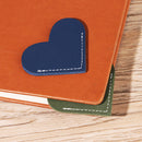 Cute Accessories Leather Reading Heart Bookmark Book Marker 8 Pieces Leather