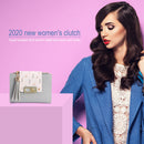 Tassels Women Short Wallet PU Leather Clutch Card Bag Female Purse (Grey)