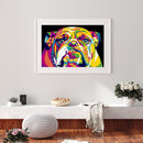 Oil Canvas Pictures Set DIY Painting By Numbers Cartoon Animals Hand Painted Kit