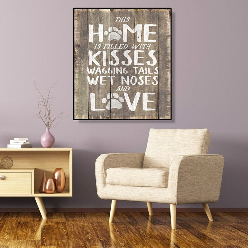 5D DIY Diamond Painting Mosaic Cross Stitch Home Decor (LG024 HOME KISSES)