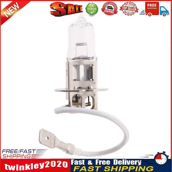H3 Halogen Lamp 12V 55W Xenon Bright Quartz Bulb Glass Car Fog Light Newly
