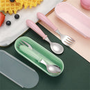 Stainless Steel Toddler Utensils Tableware Utensils Cutlery Set Dinnerware Set