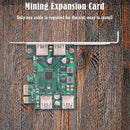 PCI-Express 1X USB 3.0 Riser PCI-E 1 to 4 Expansion Extender for PC Case USB Kit