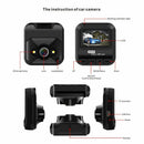 and Rear Camera Auto Accessories Car DVR Video Recording Dash Cam Recorder