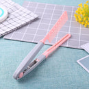 Portable V Type Hair Straightener Comb Folding DIY Hair Styling Clip Tool Newly