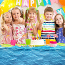 3pcs Ocean Print Tablecloth Table Cover Beach Pool Blanket Party Decoration