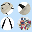 wavesbully Printed Shoulder Shopping Bag, Leager Large? Carrying Case (40 x 40 c