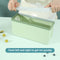 Ice Tray - Ice Cube Tray with Lid and Bin (3 Trays 1 Ice Bucket & Scoop)