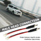 2x H1 LED Headlight Wiring Harness Male Plug Single Diode Converter Cables