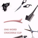 2pcs Hairdressing Alligator Crocodile Clips Hair Styling Duck Mouth Hairpin