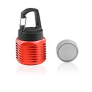 COB LED Mini Outdoor Camping Carabiner Flashlight 80lm Floodlight (Red)