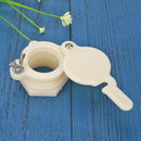 Nylon Bee Extractor Honey Tap Gate Valve Gardening Beekeeping Equip (White)