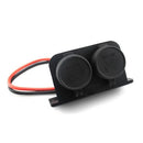 Waterproof Dual Double Car Cigarette Lighter Outlet Vehicle Side Basi