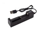 1 slot Battery USB Charger for Rechargeable Batteries Li-ion 18650 26650 14500