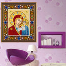 5D DIY Round Drill Diamond Painting Religious Cross Stitch Kit (C) L837 Newly