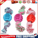 Double Knots Dogs Ball Toys Interactive Tooth Grinding Training Pet Supply