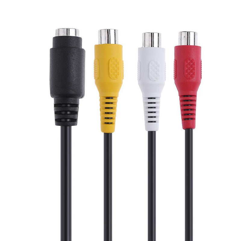 VGA to S-Video 3RCA Male to Female TV AV Out Converter Cable Adapter for PC