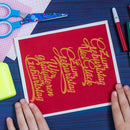 Paper Card Embossing Metal Cutting Dies Stencils German Words DIY Photo Album