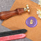 #A 25mm Round Retro Seal Wax Seal Stamp Head Fire Paint for Wedding Invitation
