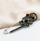 Scarf Clothing Accessories Safety Pin Alloy Brooch Rhinestone For Women|Girls