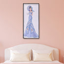 Part Special Shaped Drill Diamond Painting Lady 5D DIY Rhinestone Drawing Dec