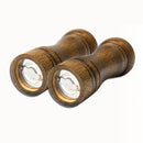 Ceramic Core Solid Wood Manual Grinder Salt Pepper Mill Spice Jar (5inch)