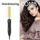 Adjustable Temperature Hair Straightener Curler Wet Dry Electric Heating Comb