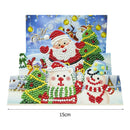 Painting Greeting Cards Xmas Postcards 5D Diamond Painting Merry Christmas
