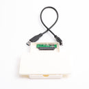 2.5 HDD SSD Case SATA to USB 3.0 Hard Drive Enclosure Support 8TB (White)