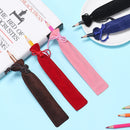 Office Simple Velvet Pen Pouch Sleeve Holder Pencil Case Single Pen Bag