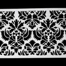 Lace Flower Border Fondant Cake Stencil Baking Tool Damask Decor Mould A3O0