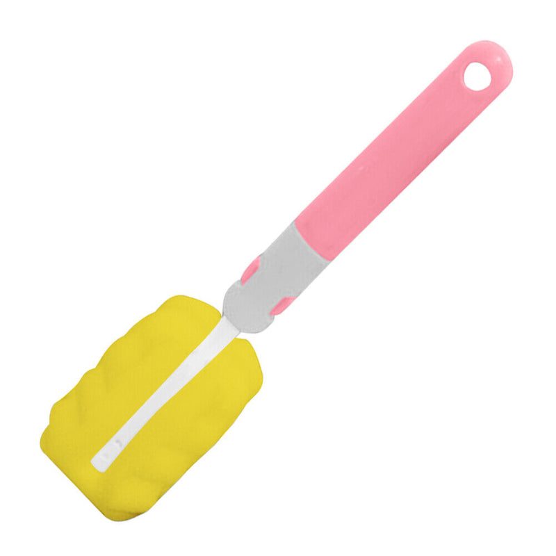 30CM Lengthened Detachable Baby Clean Sponge Special Bottle Brush (Pink)