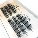 Volume Fluffy Criss-cross V-shape Individual Lashes False Eyelashes Segment
