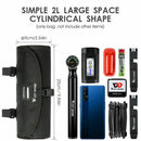 Removable Bike Handlebar Pouch Storage Pouch Bicycle Bag Front Tube Frame Bag