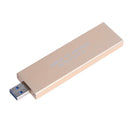 M. 2 NGFF SSD, USB 3.0 Type An Adapter Flash-External Hard Drive Enclosure